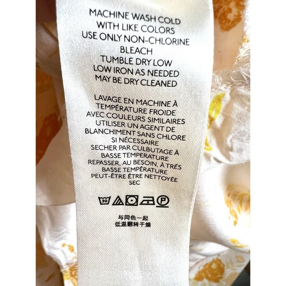 Free People Loretta Floral Tunic Top Cottagecore Oversized Boho Fairy Size M - Picture 9 of 12